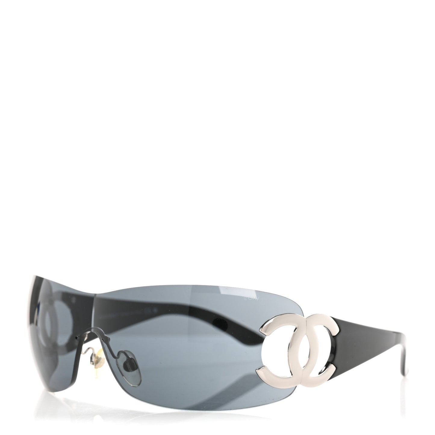 Frameless CC Logo Sunglasses 4125 Black
