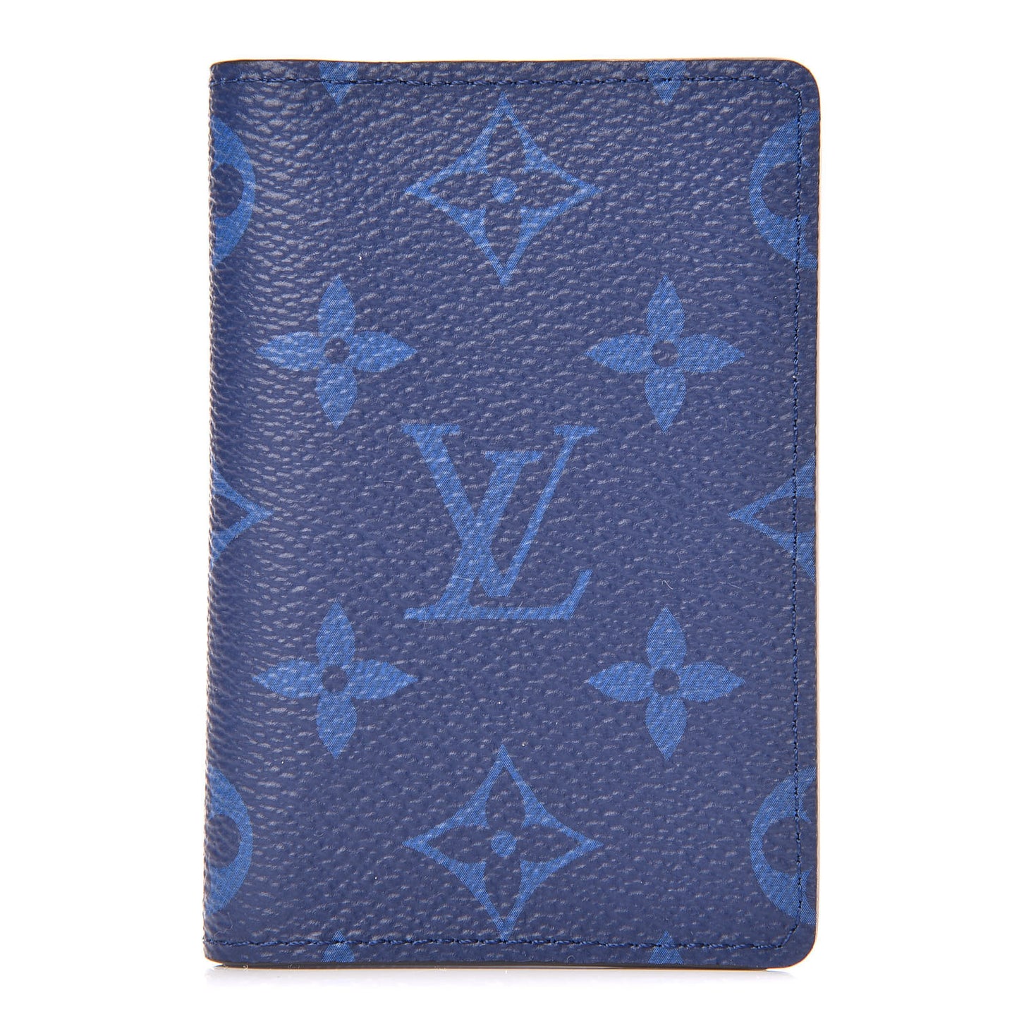 Monogram Taiga Pocket Organizer Cobalt