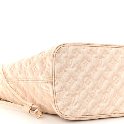 Louis Vuitton Empreinte Monogram Summer Stardust Neverfull MM Beige Clair 8 of 9