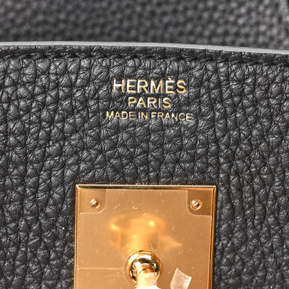 Hermes Togo Birkin 30 Black 6 of 11