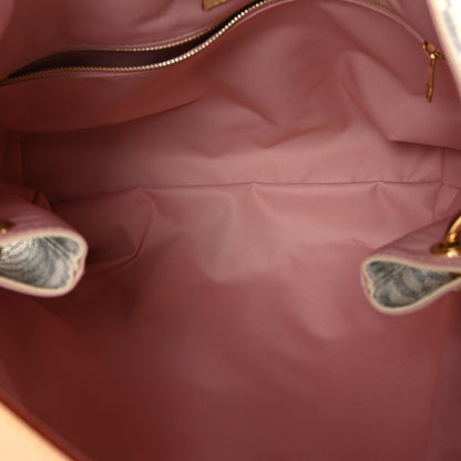 Louis Vuitton Damier Azur Graceful MM Rose Ballerine 5 of 8