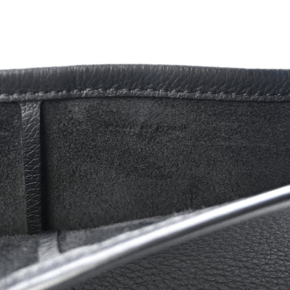 The Row Grained Calfskin Medium N/S Park Tote Black 7 of 10