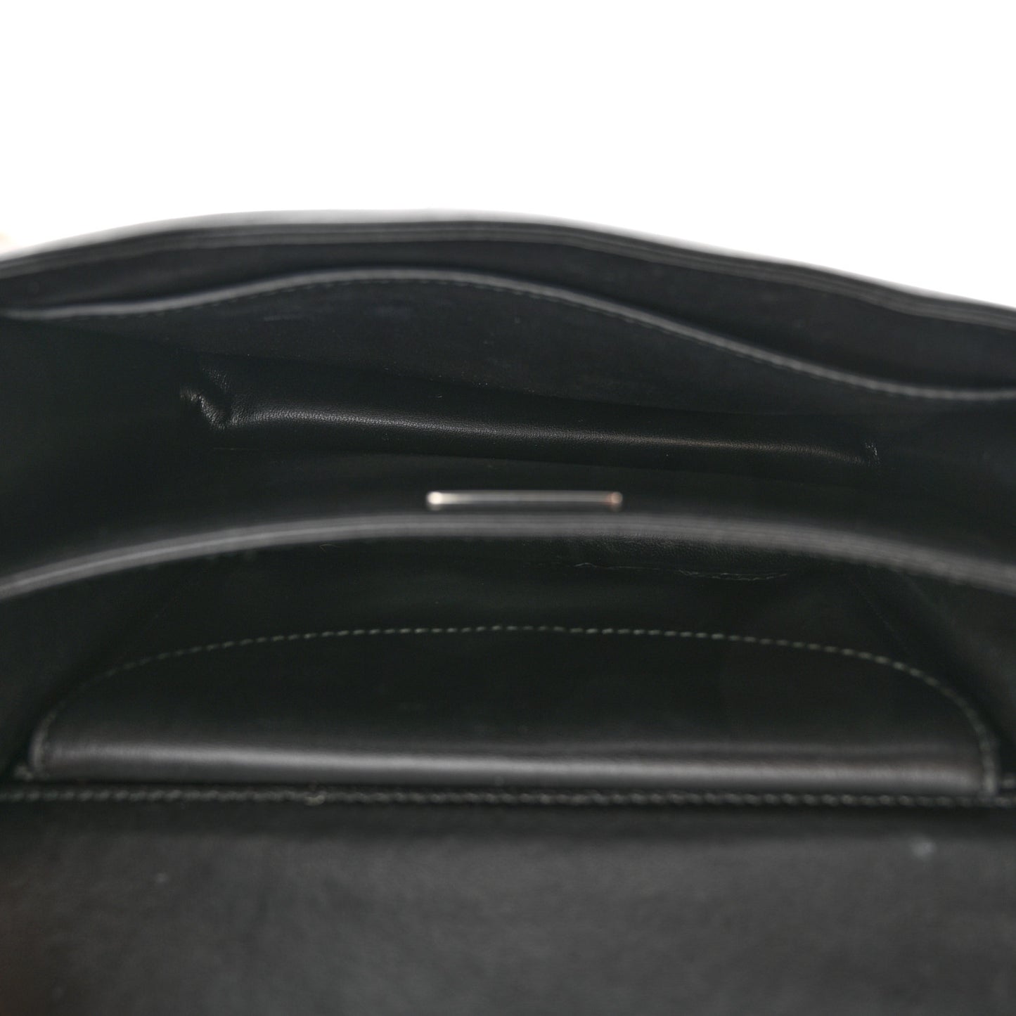 Soft Calfskin Impunture Diagramme Cahier Bag Black