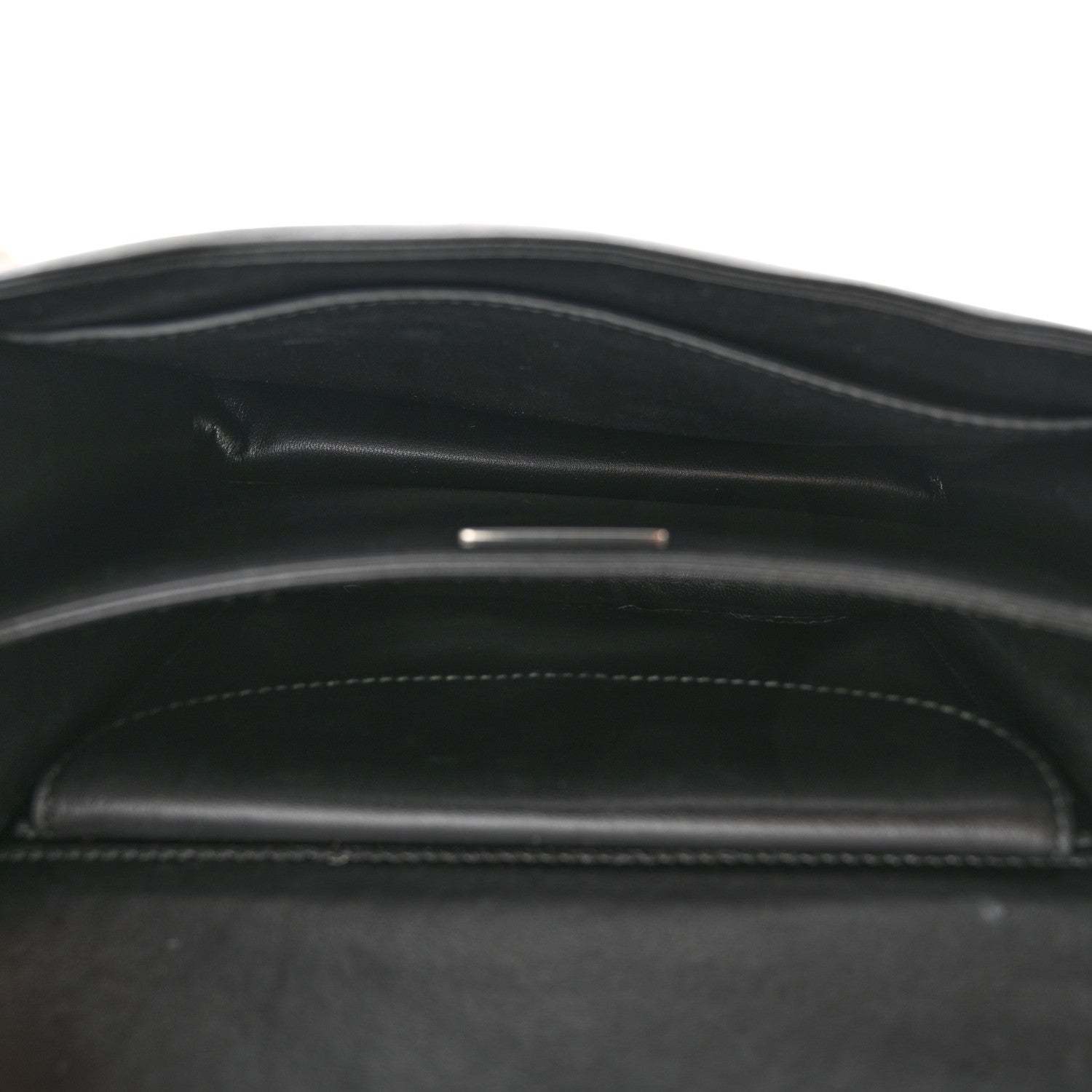 Prada Soft Calfskin Impunture Diagramme Cahier Bag Black 5 of 11
