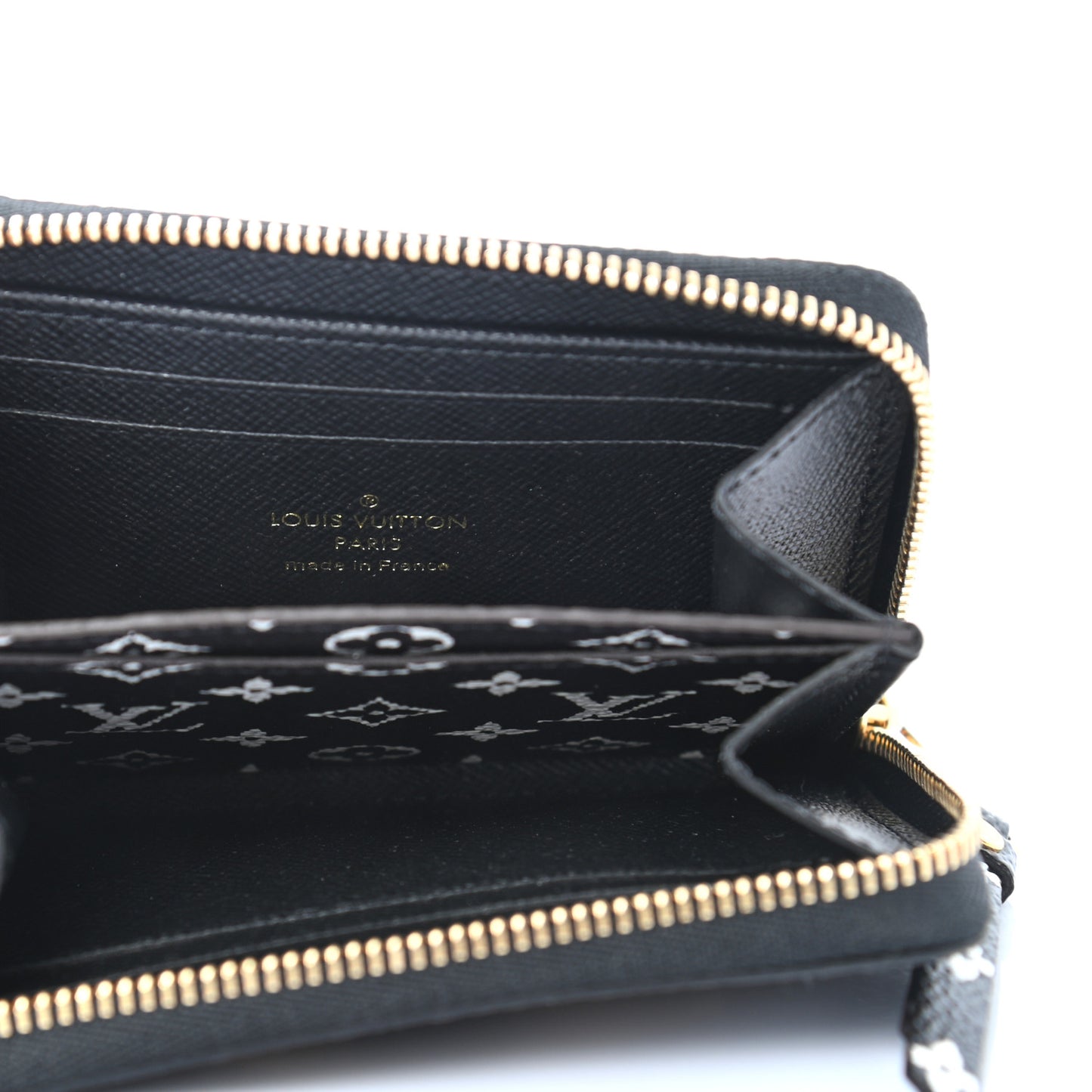 Monogram Giant Jungle Zippy Coin Purse Black