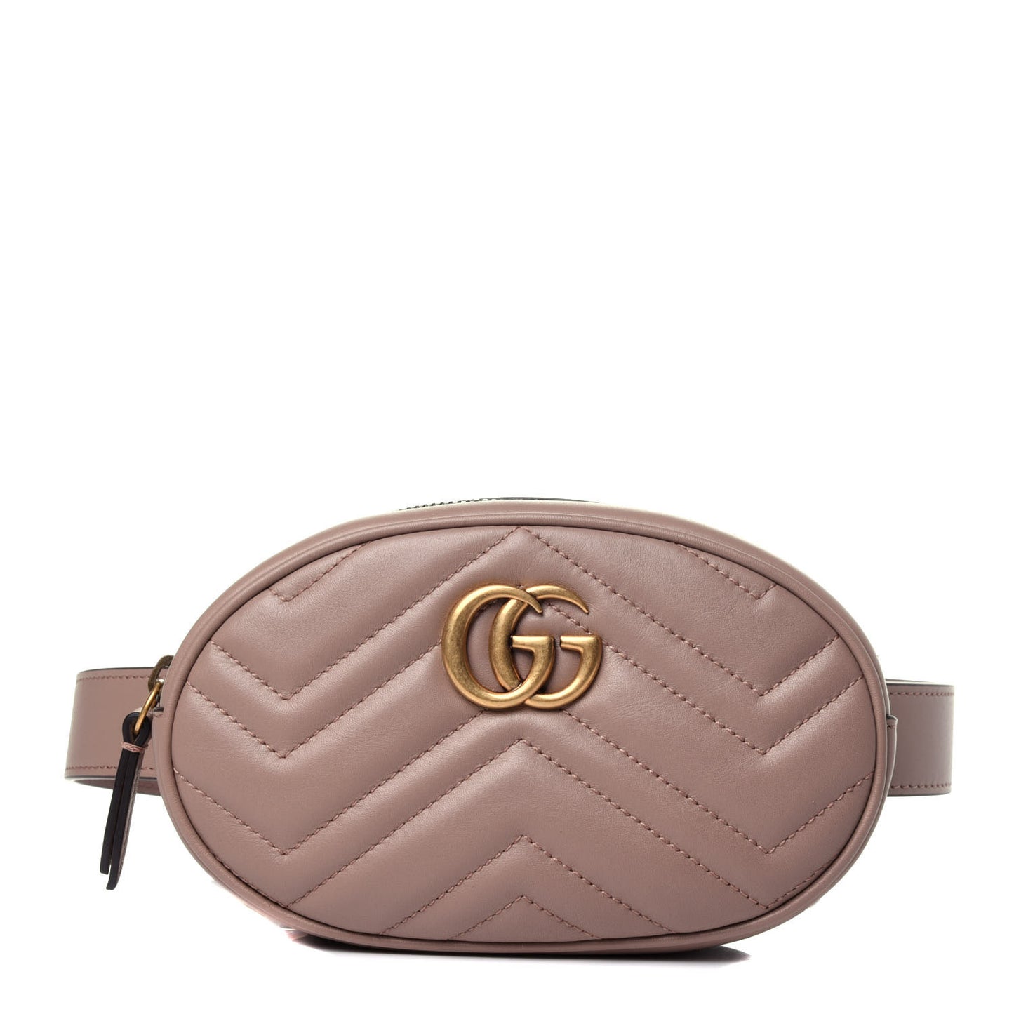 Calfskin Matelasse GG Marmont Belt Bag 95 38 Porcelain Rose