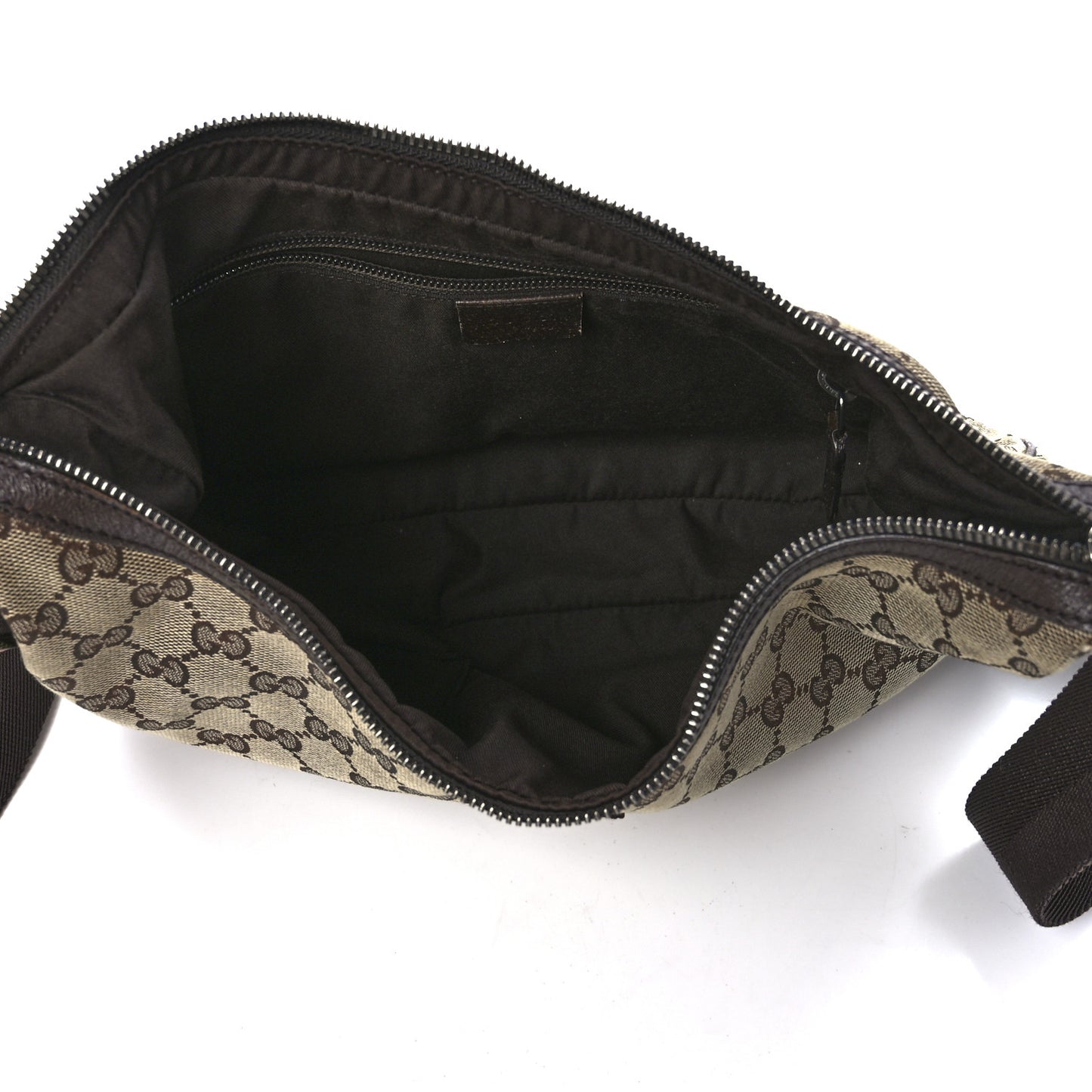 Monogram Medium Half Moon Hobo Dark Brown
