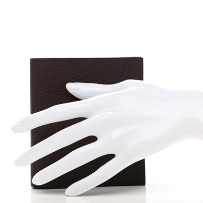 Hermes Togo Ulysse Mini Notebook Cover Chocolate 2 of 9