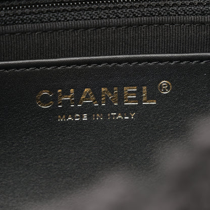 Chanel Shearling Quilted Hobo Black 6 of 10