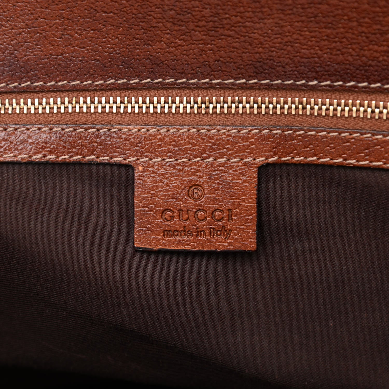 Gucci Monogram Canvas Bamboo Top Handle Bag Brown 6 of 11