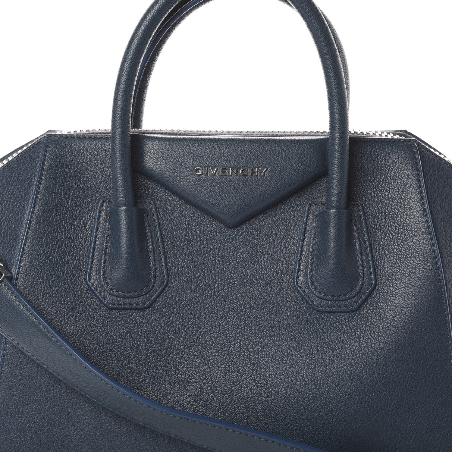 Givenchy Sugar Goatskin Small Antigona Mineral Blue 8 of 8