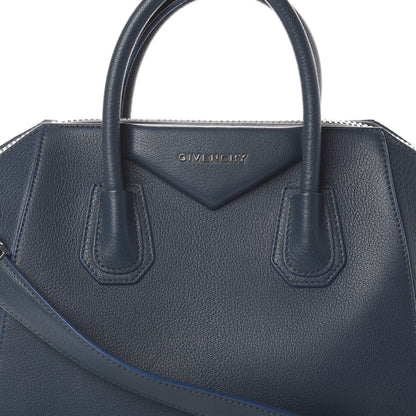 Givenchy Sugar Goatskin Small Antigona Mineral Blue 8 of 8