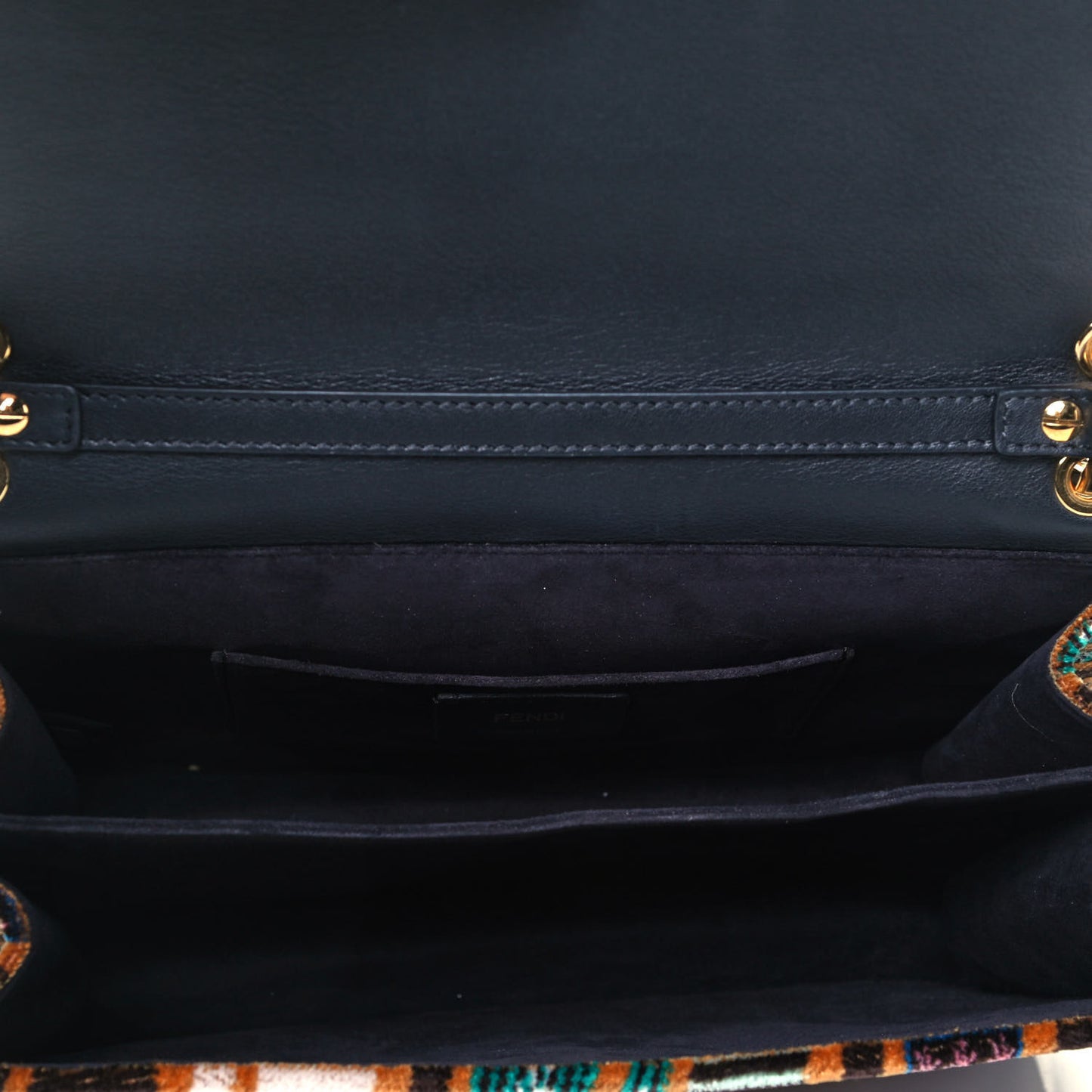 Velvet Vitello Dolce Fun Fair Kan I Shoulder Bag Tobacco Multicolor Black