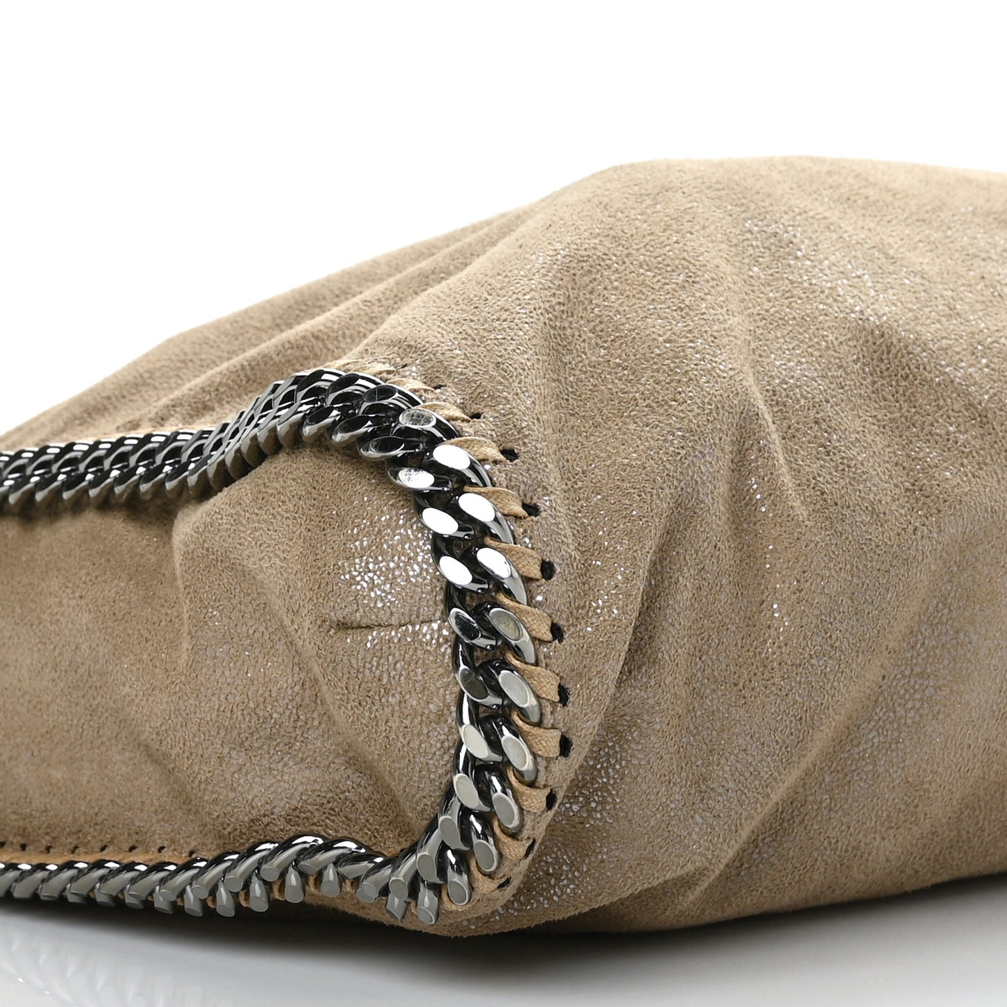 Shaggy Deer Small Falabella Tote Taupe