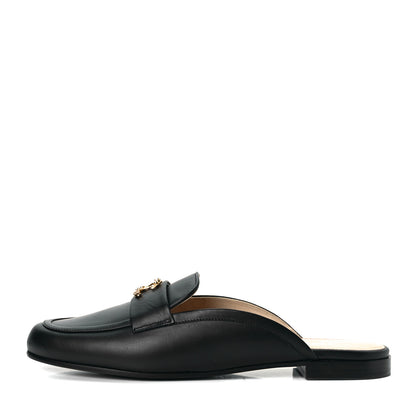 Chanel Calfskin CC Mules 40.5 Black 1 of 10