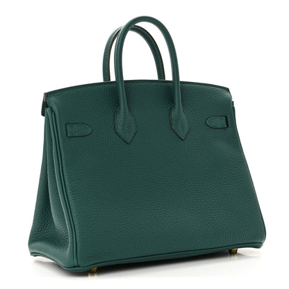 Hermes Togo Birkin 25 Malachite 3 of 10