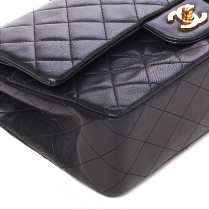 Chanel Lambskin Quilted Medium Double Flap Black 5 of 9