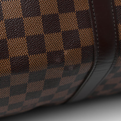 Louis Vuitton Damier Ebene Keepall Bandouliere 55 15 of 19