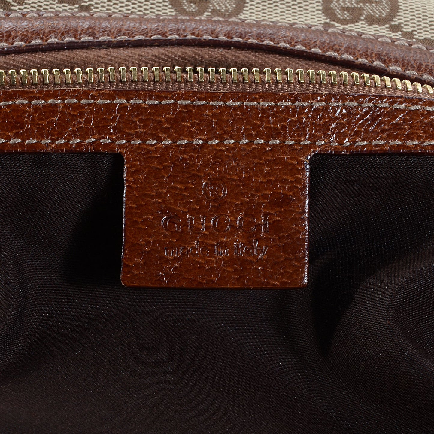 Monogram Bamboo Ring Hobo Brown