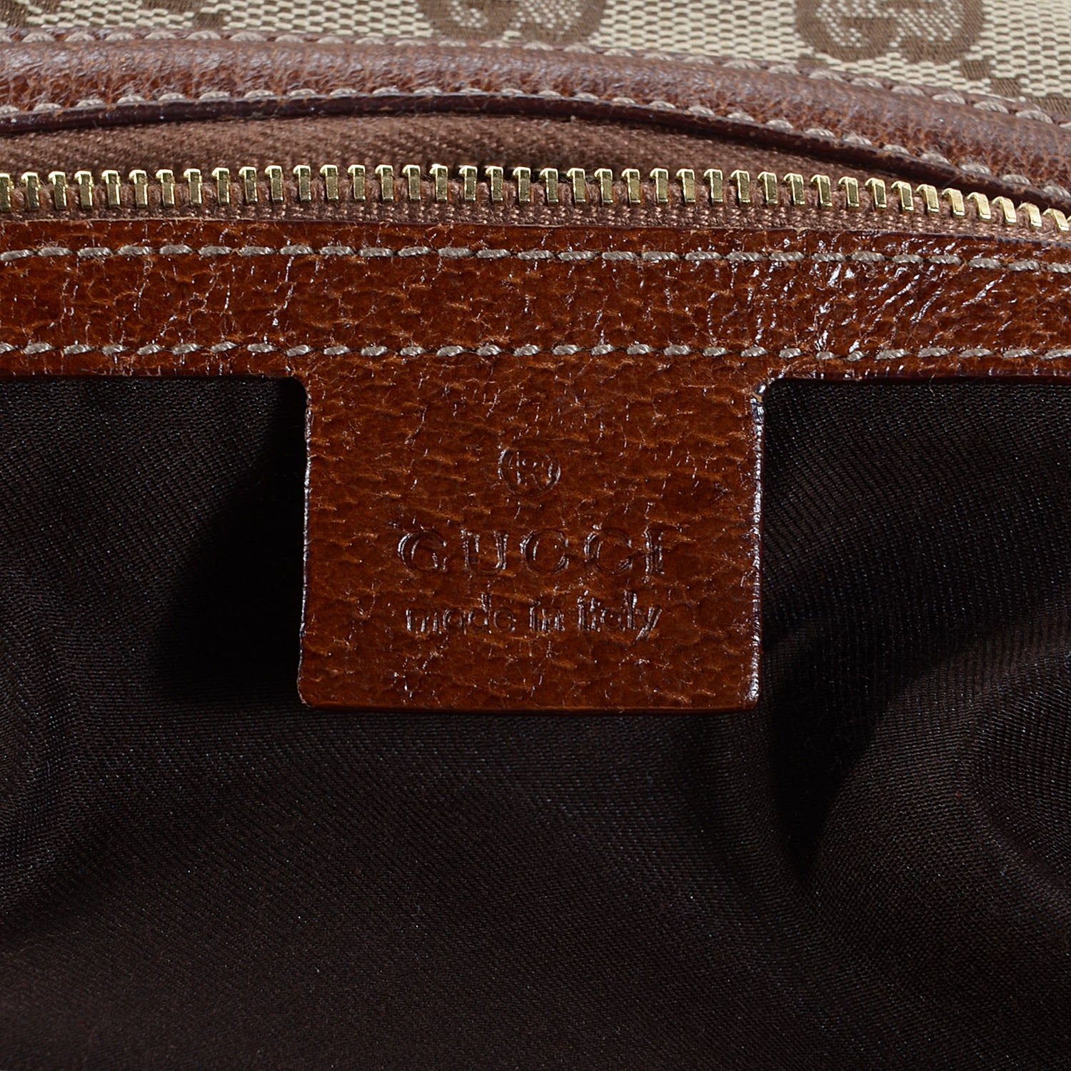 Gucci Monogram Bamboo Ring Hobo Brown 6 of 7