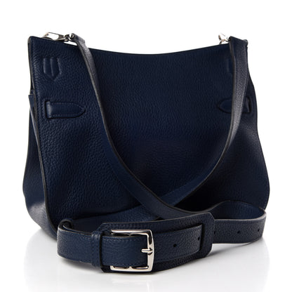 Hermes Taurillon Clemence Jypsiere 28 Bleu De Malte 3 of 9