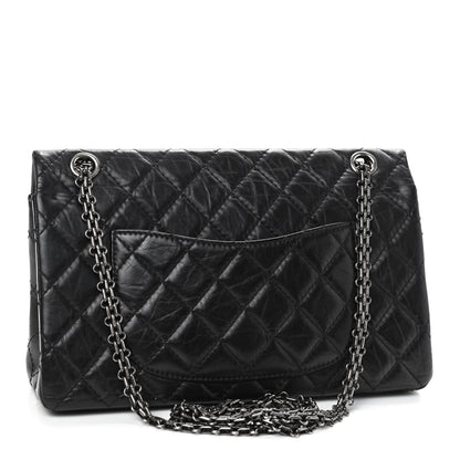 Chanel Aged Calfskin Quilted 2.55 Reissue 226 Flap Black 3 of 9