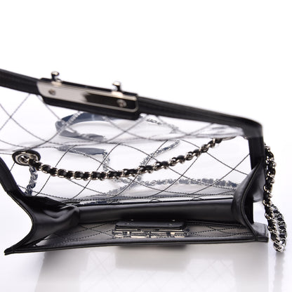 Chanel PVC Lambskin Quilted Mini Beauty Lock Flap Black 5 of 9