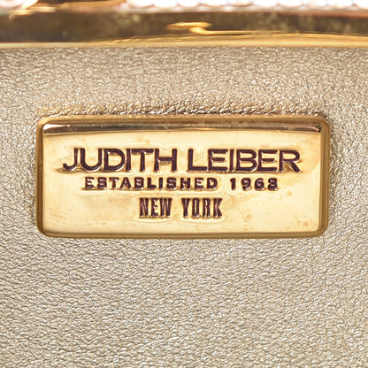 Judith Leiber Swarovski Crystal Minaudière Clutch Gold 7 of 12