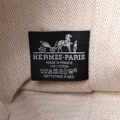 Hermes Canvas Small Bride-A-Brac Pouch Orange Burgundy 6 of 10