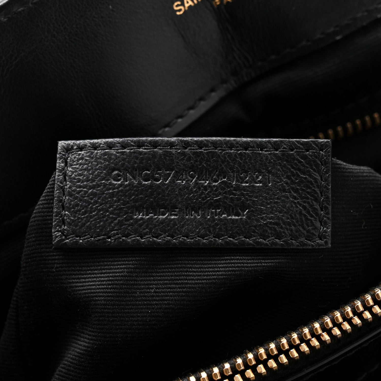 Saint Laurent Calfskin Y Quilted Monogram Medium Loulou Chain Satchel Black 7 of 10