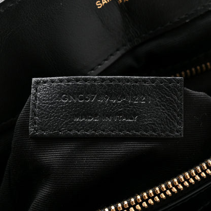 Saint Laurent Calfskin Y Quilted Monogram Medium Loulou Chain Satchel Black 7 of 10