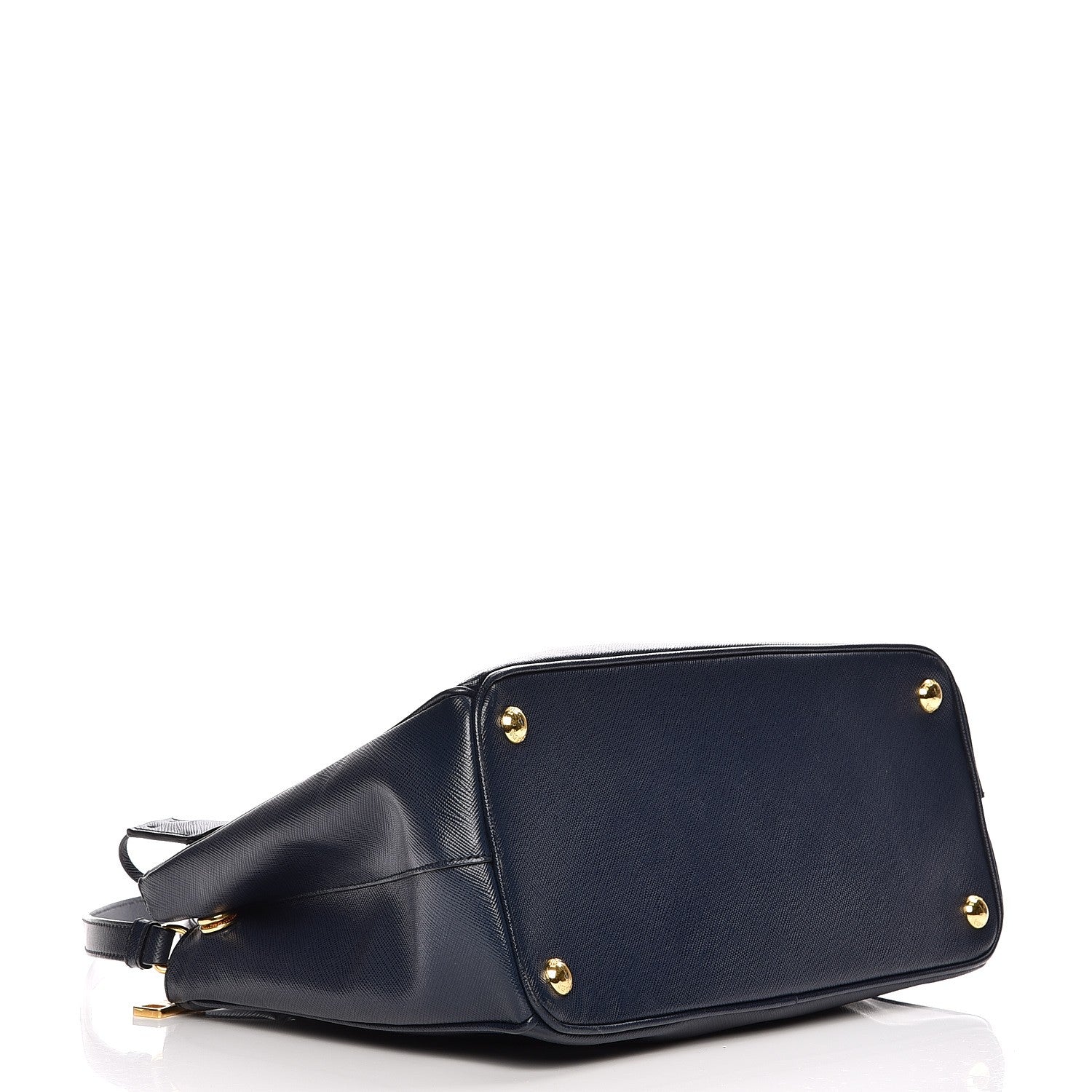 Prada Saffiano Small Galleria Double Zip Tote Baltico 5 of 12