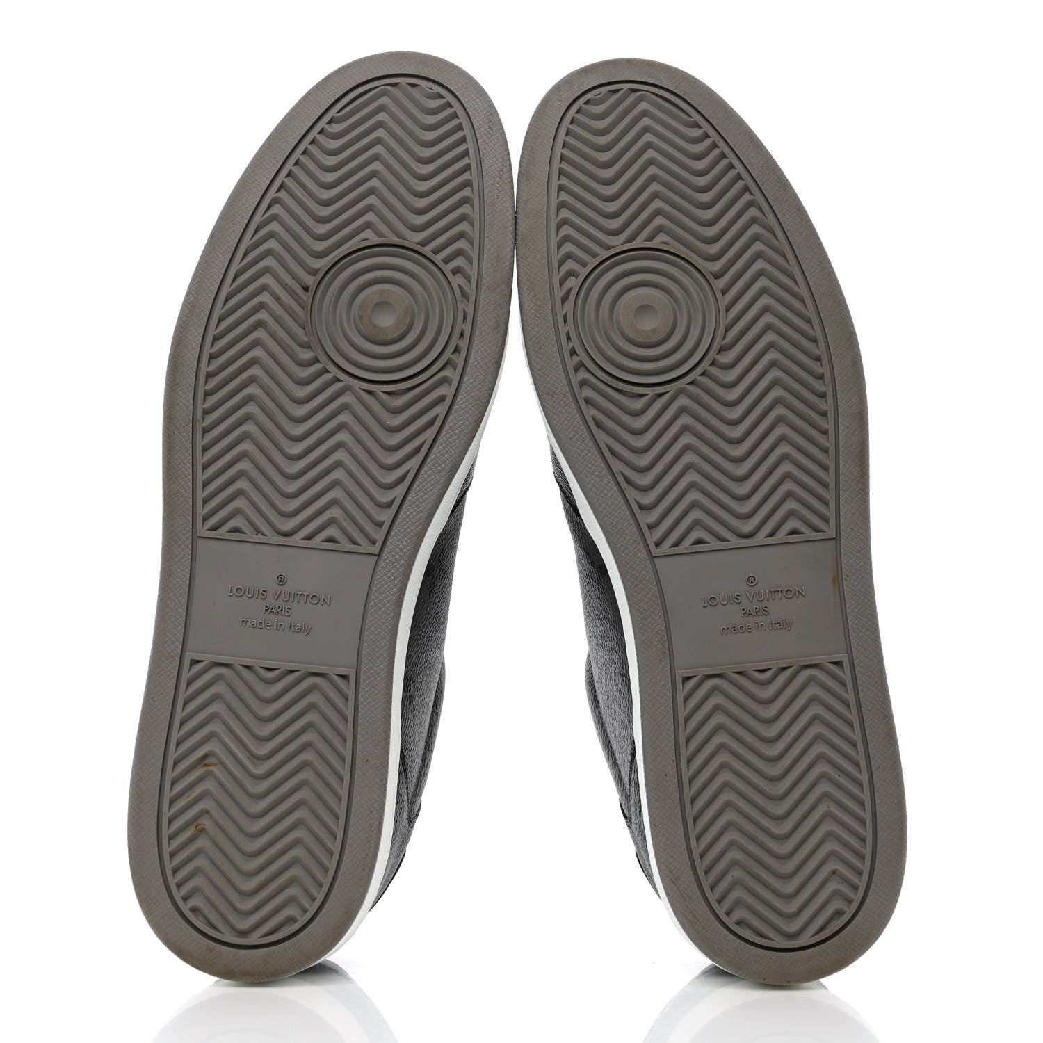 Louis Vuitton Reverse Monogram Eclipse Mens Rivoli Sneakers 10.5 Black 5 of 11