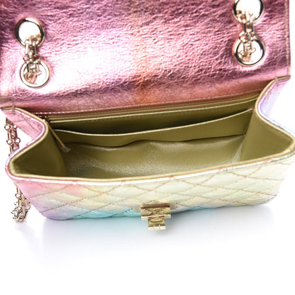 Chanel Metallic Goatskin Quilted Mini 2.55 Reissue Flap Multicolor 4 of 10