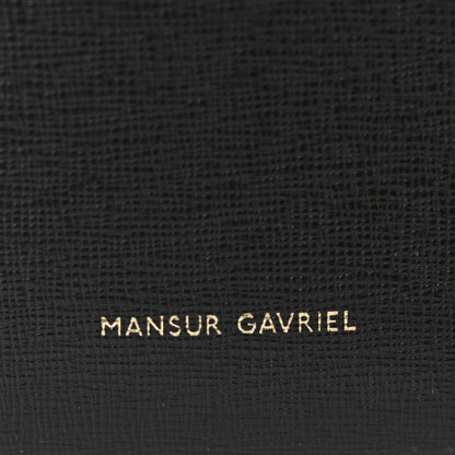 Mansur Gavriel Saffiano Large Shopping Tote Black 7 of 11