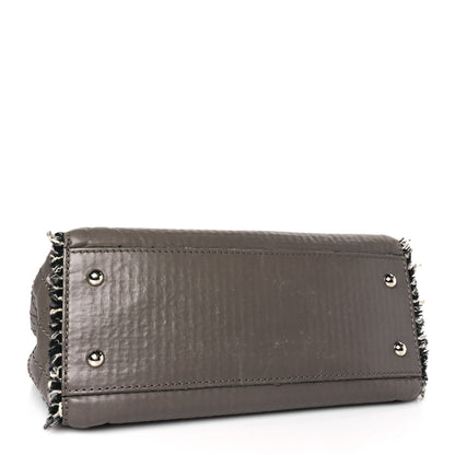 Chanel Tweed Calfskin Tweedy Single Flap Grey 4 of 10