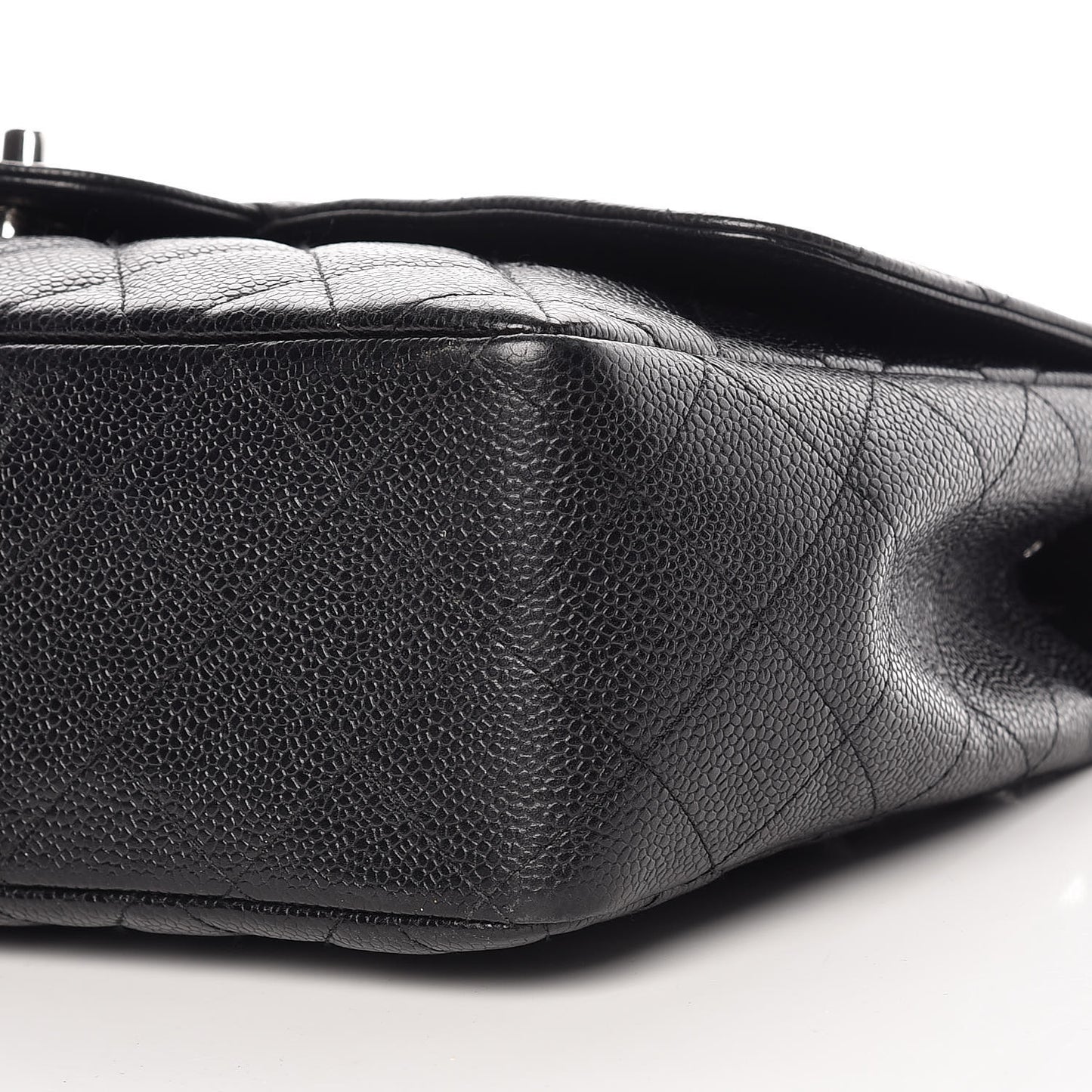 Caviar Quilted Jumbo Single Flap Black