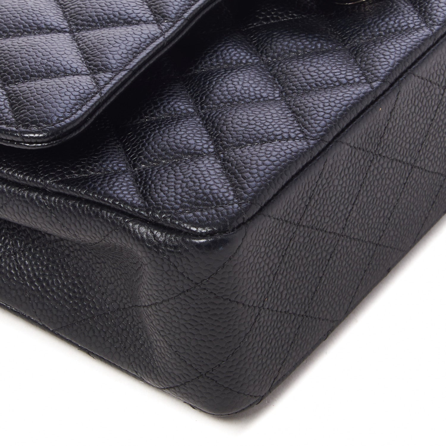 Chanel Caviar Quilted Medium Double Flap Black 5 of 10