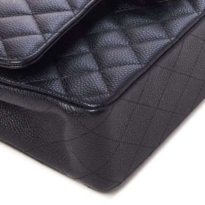 Chanel Caviar Quilted Medium Double Flap Black 5 of 10