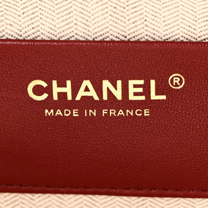 Chanel Lambskin Quilted CC Camera Case Burgundy 6 of 10