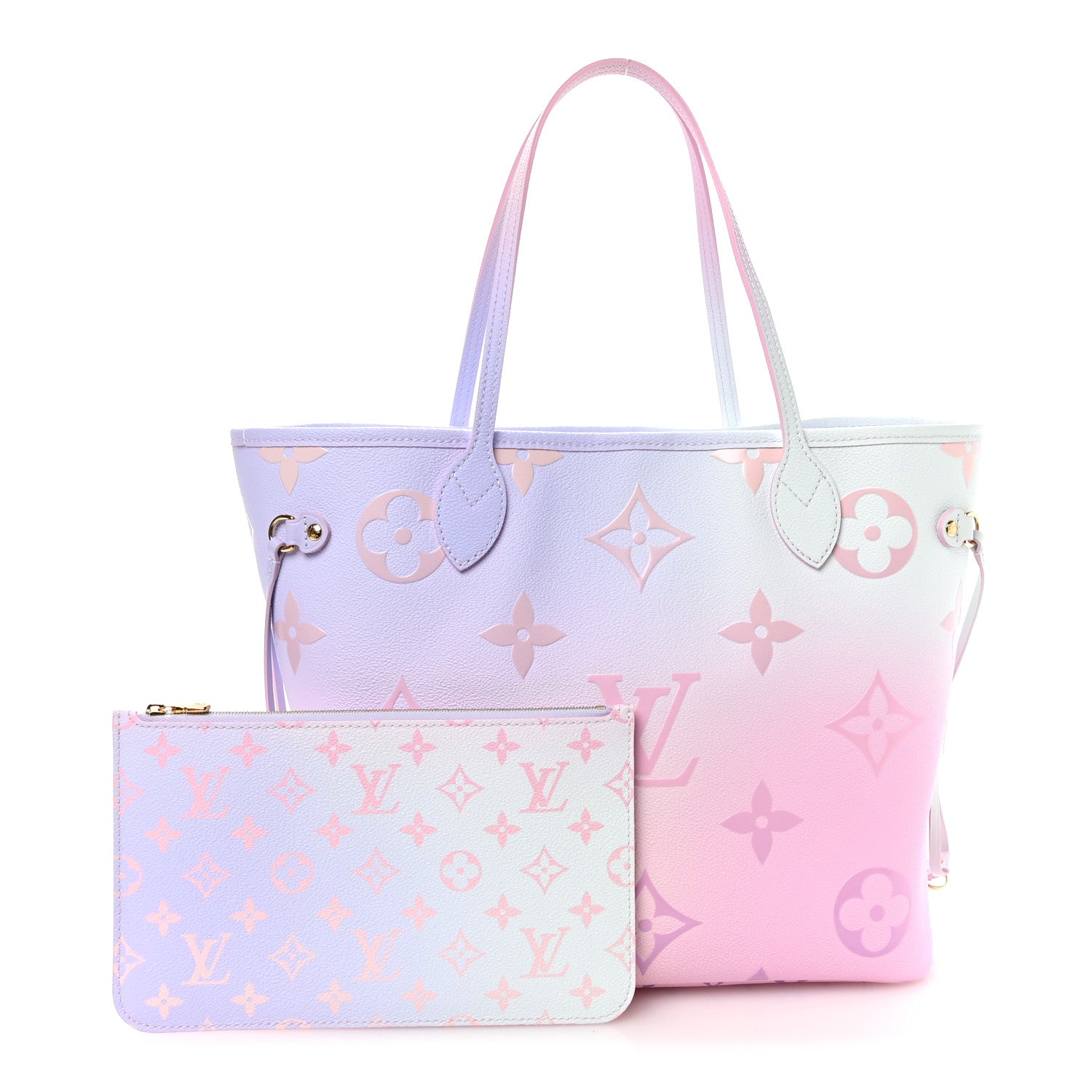 Louis Vuitton Monogram Giant Spring In The City Neverfull MM Sunrise Pastel 3 of 10