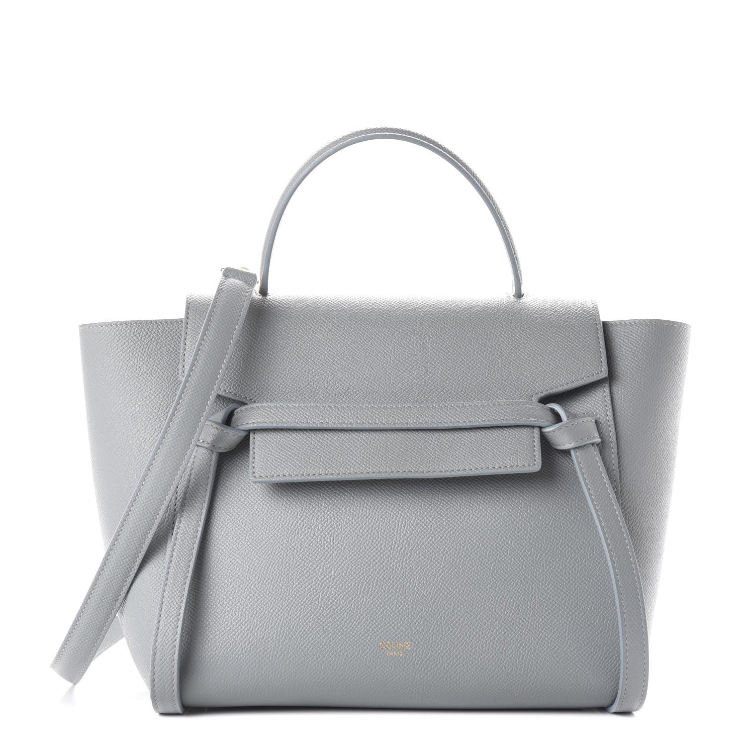 Celine Grained Calfskin Micro Belt Bag Cloud 1 of 12