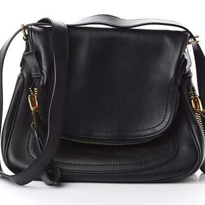 Tom Ford Calfskin Medium Jennifer Crossbody Bag Black 6 of 8