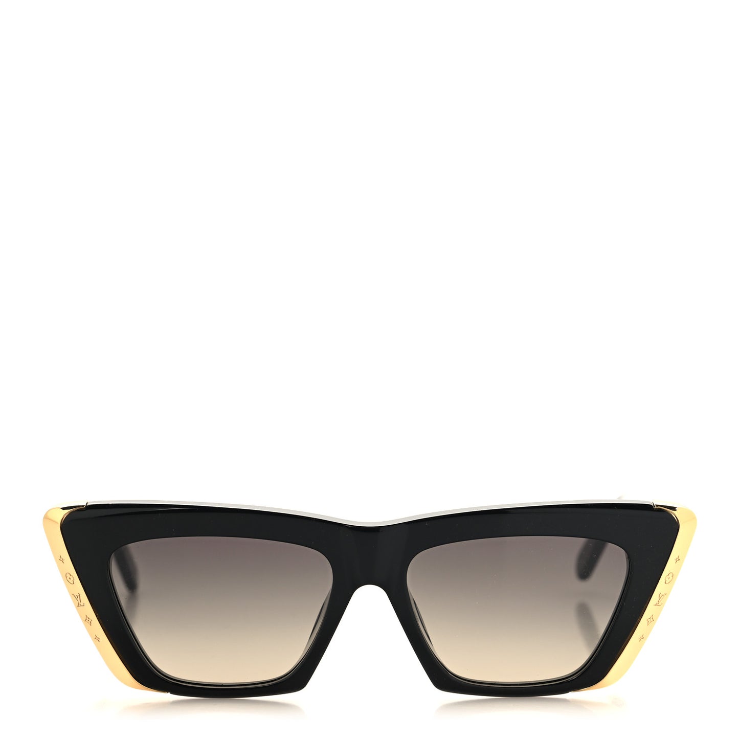 Acetate LV Moon Cat Eye Sunglasses Z1655E Black
