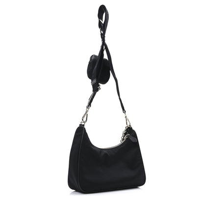 Prada Nylon Re-Edition 2005 Shoulder Bag Black 3 of 9