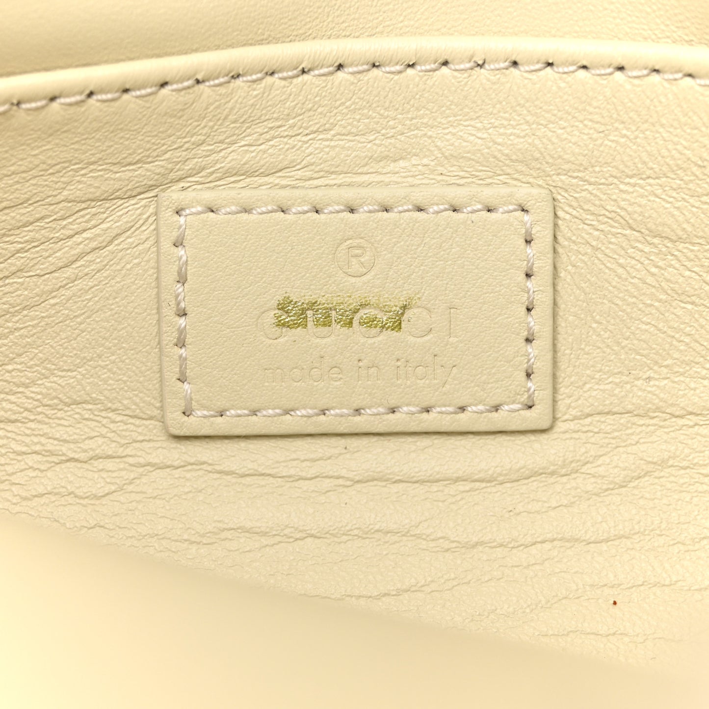 Merino Wool Medium Maxi Horsebit Chain Shoulder Bag Off White