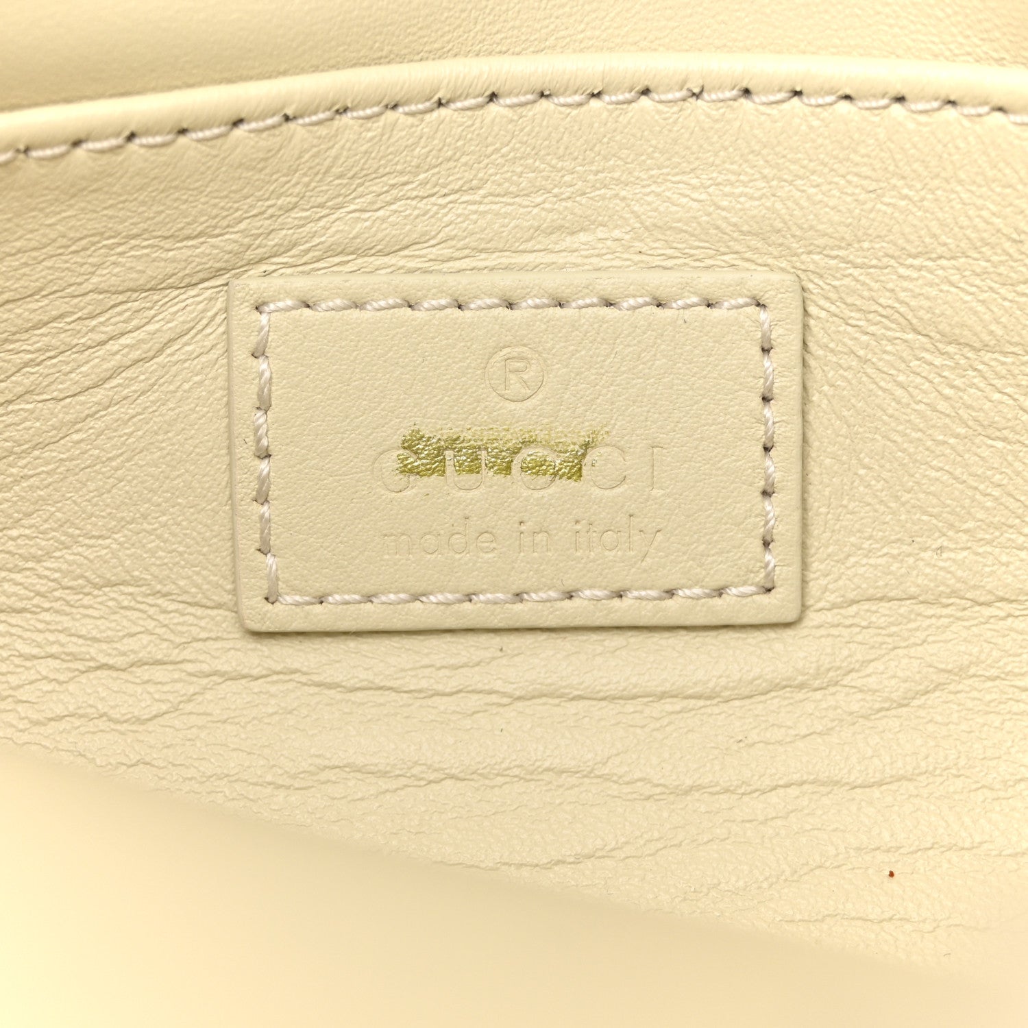 Gucci Merino Wool Medium Maxi Horsebit Chain Shoulder Bag Off White 6 of 12