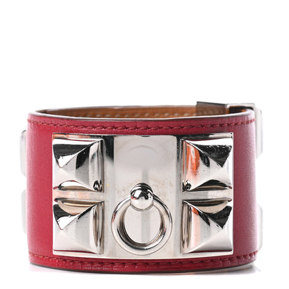 Hermes Swift Collier de Chien CDC Bracelet M Rubis 1 of 6