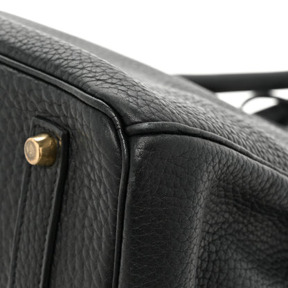 Hermes Taurillon Clemence BIRKIN 35 Black 17 of 17