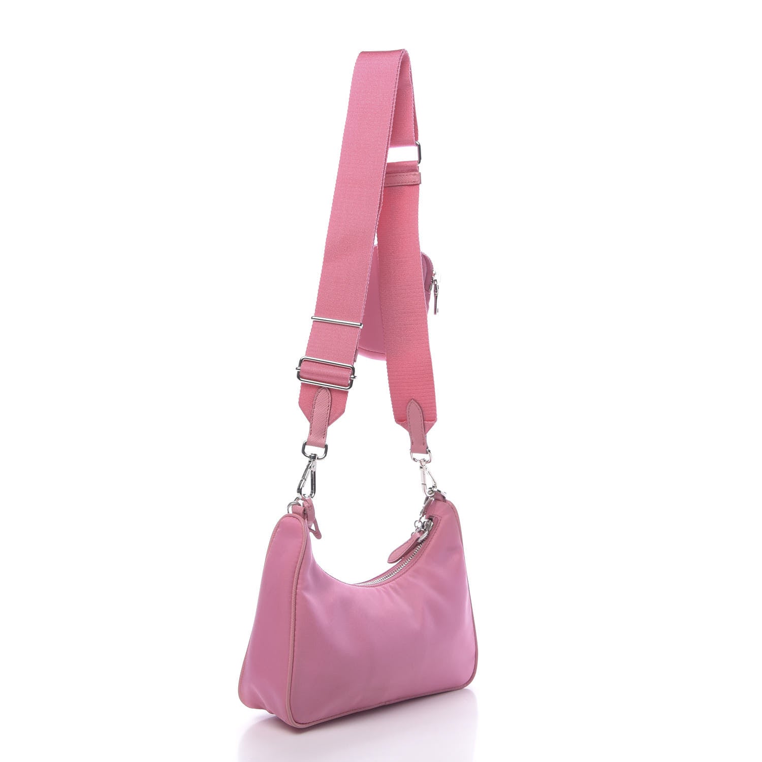 Prada Nylon Re-Edition 2005 Shoulder Bag Begonia 3 of 11